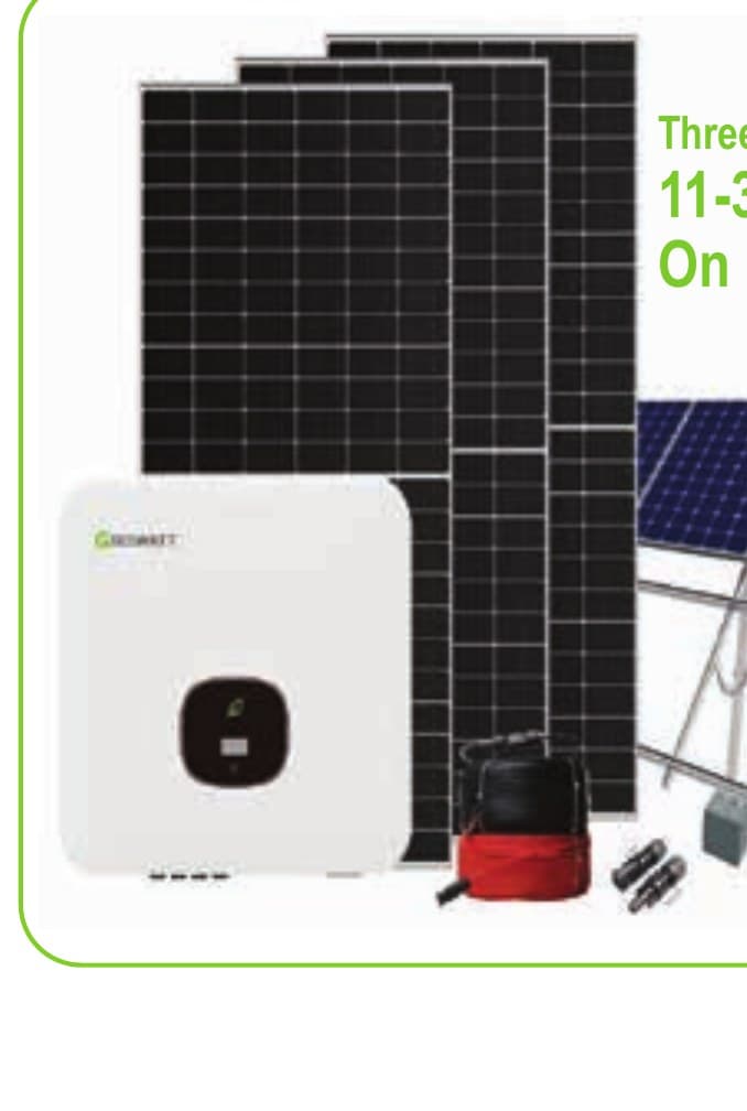 11–30KW Three Phase On-Grid System