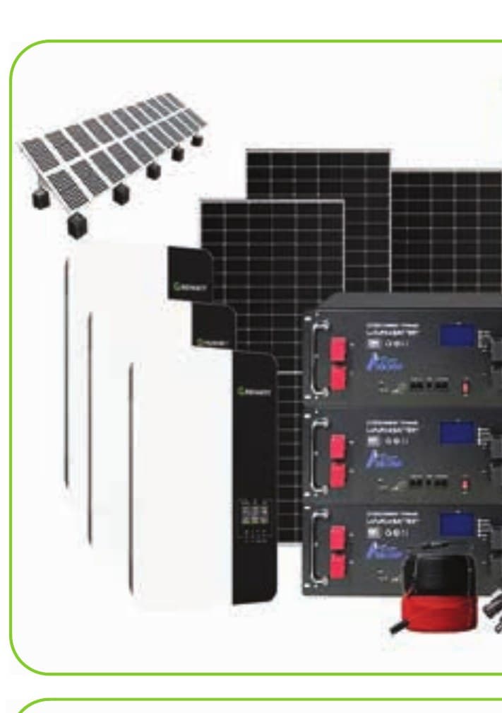 15KW Ground-Mounted Off-Grid System 30KWh