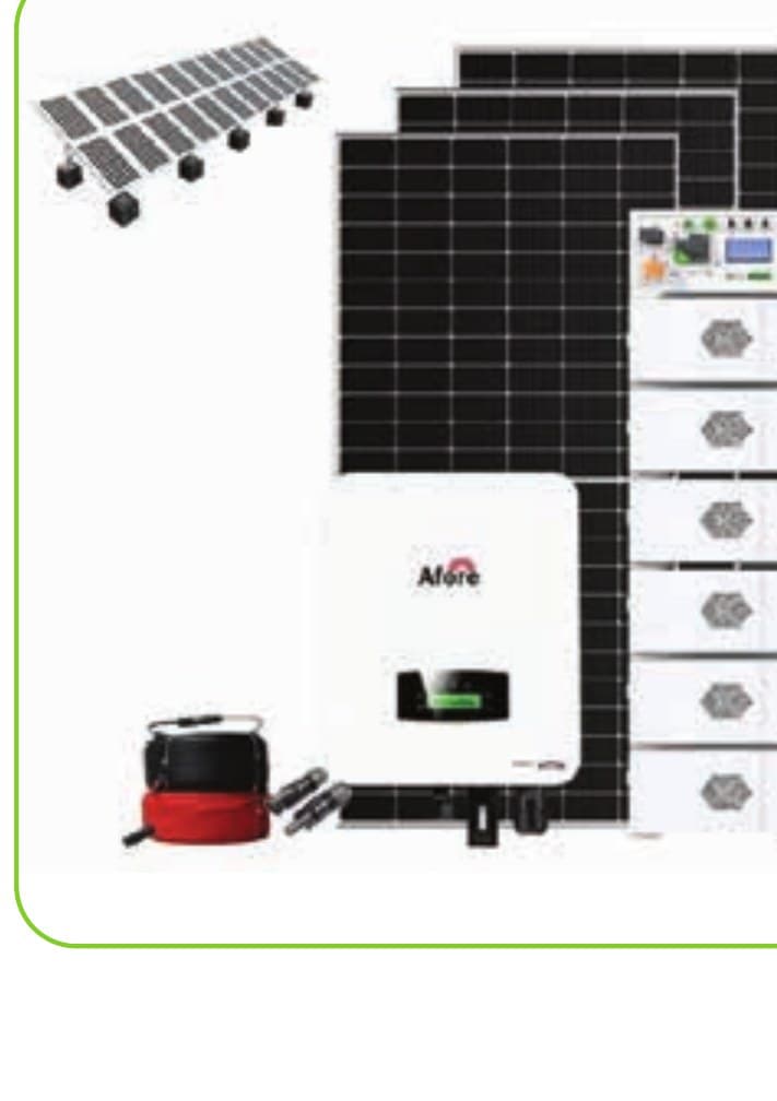 15KW Ground-Mounted High Voltage Hybrid System 30KWh