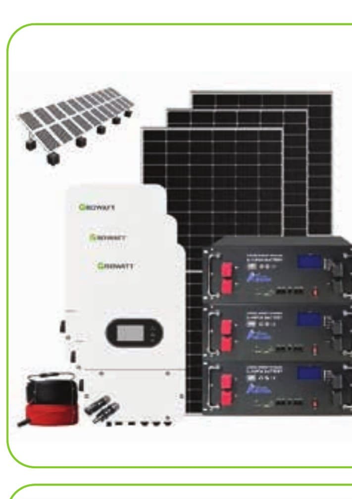 15KW Low Voltage Ground-Mounted Hybrid System