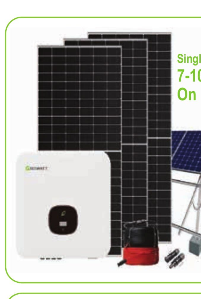 7–10KW Single Phase On-Grid System